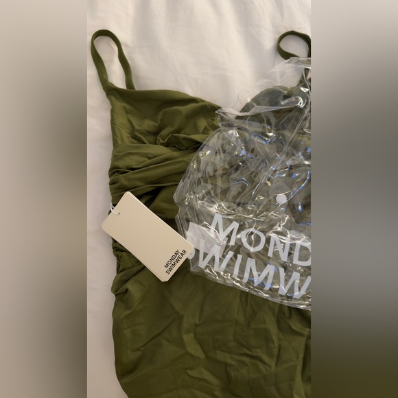 Monday Swimwear Olive One Piece - Picture 3 of 4